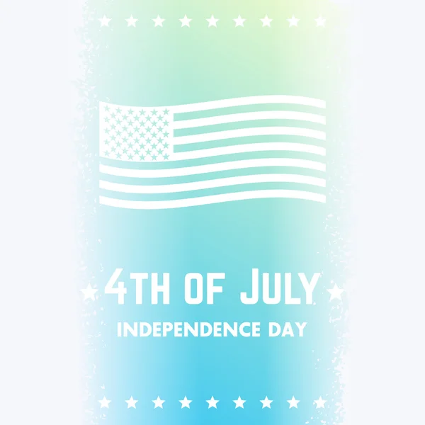4 de julio, Día de la Independencia de los Estados Unidos, Estados Unidos, 4 de julio, ilustración vectorial — Vector de stock