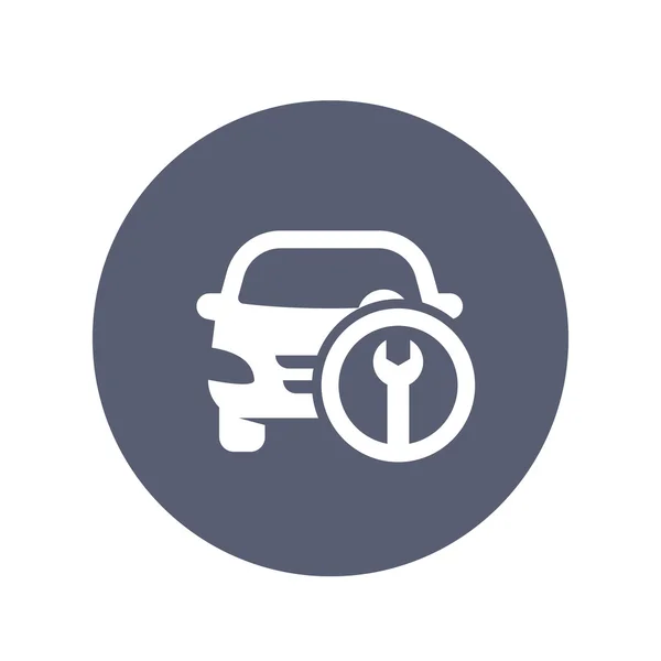 Auto-Service einfaches Symbol, Logo-Element, Vektorillustration — Stockvektor