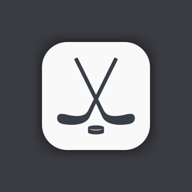 buz hokeyi vektör simgesi