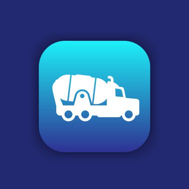 Beton karıştırıcı simgesini