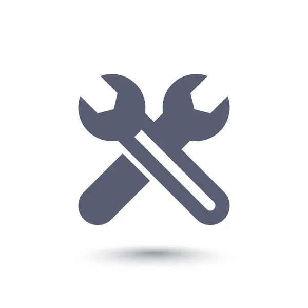 Gekruiste sleutels pictogram — Stockvector