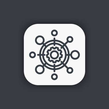 Üretim satırı simgesi