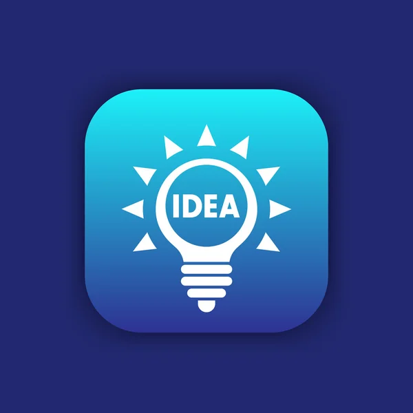 Idea Vector Icono — Archivo Imágenes Vectoriales