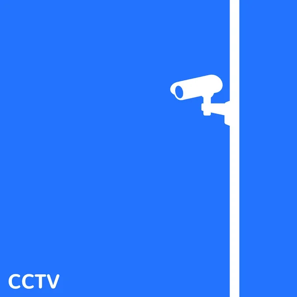 CCTV, güvenlik kamerası vektör tasarımı — Stok Vektör