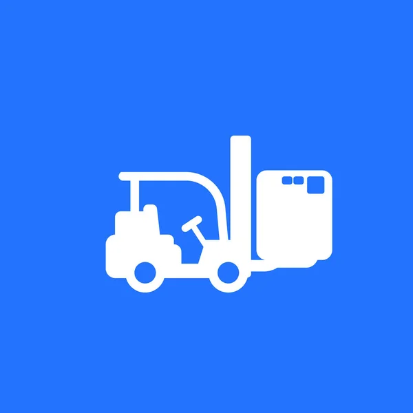 Forklift με εικονίδιο διανυσματικού πλαισίου — Διανυσματικό Αρχείο