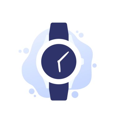 İzle, klasik kol saati vektör simgesi