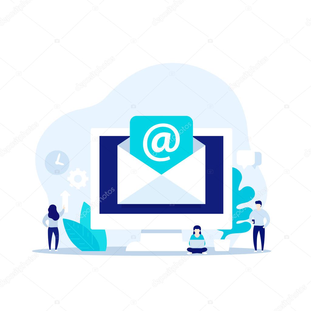 email service, electronic mail message vector