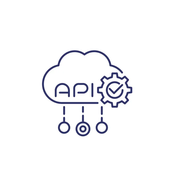 Web API,软件集成行图标 — 图库矢量图片