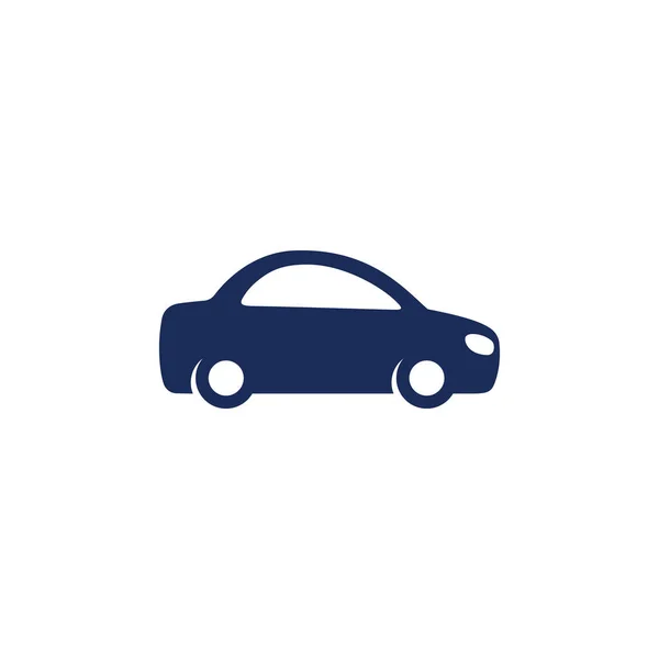 Sedan, simple icon on white — Stock Vector
