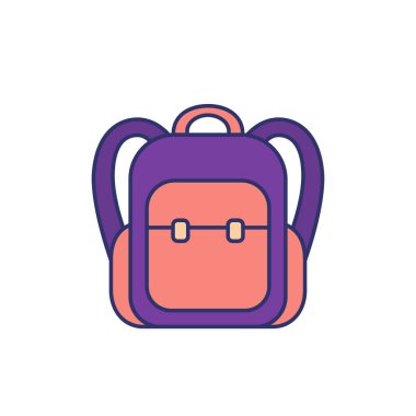 Sırt çantası, ana hatlı sırt çantası simgesi