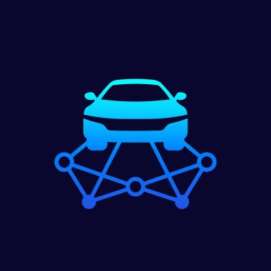 araba paylaşımı simgesi ve güzergahı