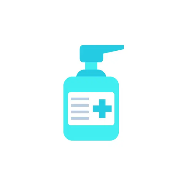 Antiseptic, alcohol gel or hand sanitizer icon — Stock Vector