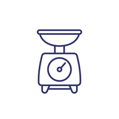 yiyecek pulu beyaz üzerine çizgi simgesi