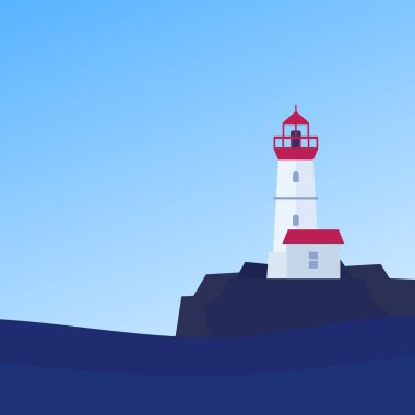 Gündüz deniz feneri, vektör