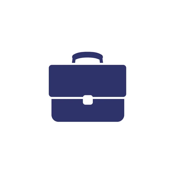 Briefcase icon on white, vector — Stock Vector