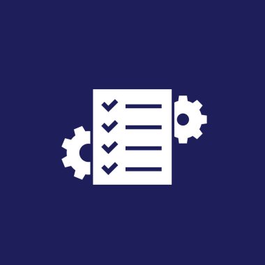 İşlemler ve işlemler listesi olan simge