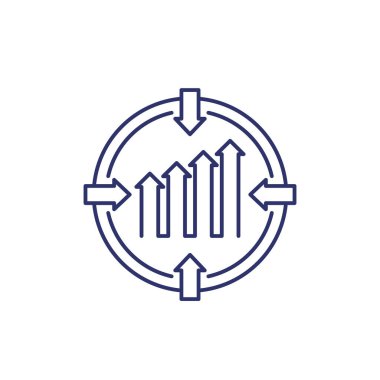 Büyüme çizgisi simgesine odaklan