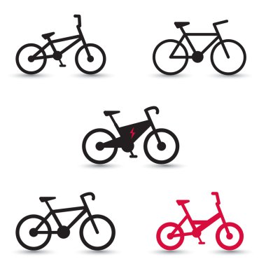 Electric Bike and other bikes icons