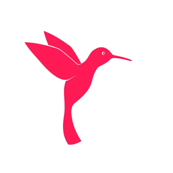 Colibri, sinek kuşu, soyut vektör çizim