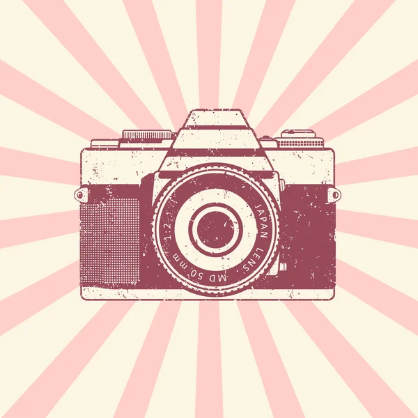 Retro camera, vintage design