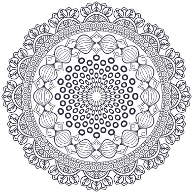 Vektör Hintli Mandala