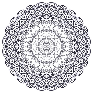 Vektör Hintli Mandala