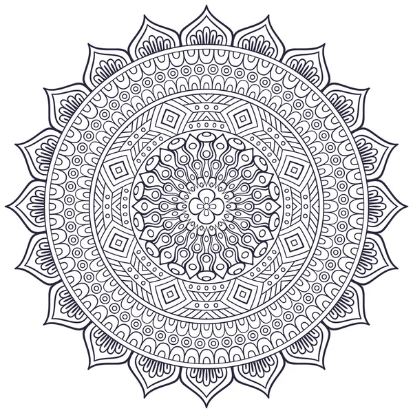 Vector indian Mandala — Stock Vector