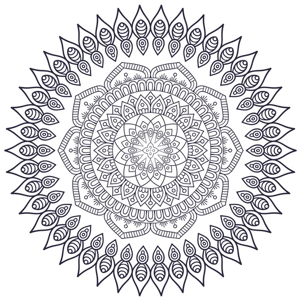 Mandala indiano vettoriale — Vettoriale Stock