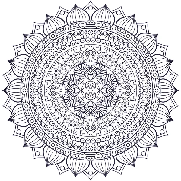 Mandala indiano vettoriale — Vettoriale Stock