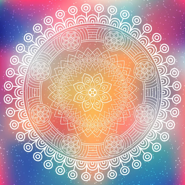 Indiai Mandala vektor — Stock Vector