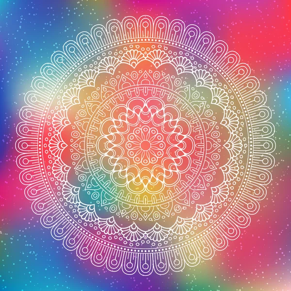 Indiai Mandala vektor — Stock Vector