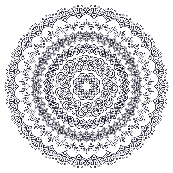 Mandala indien vecteur — Image vectorielle