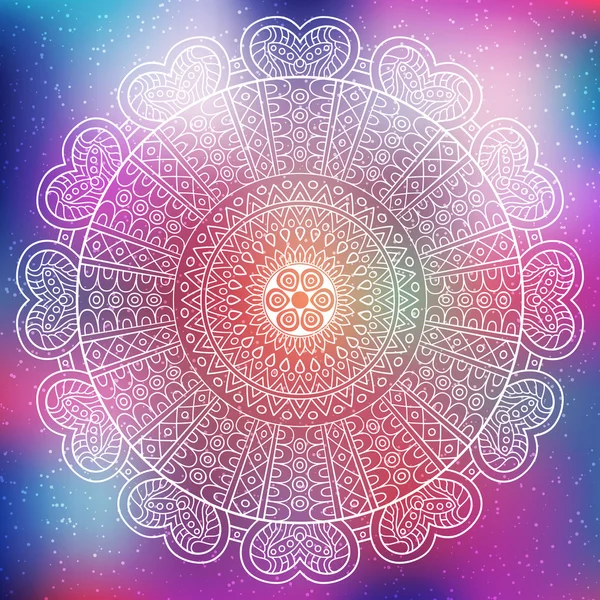 Vektör Hintli Mandala