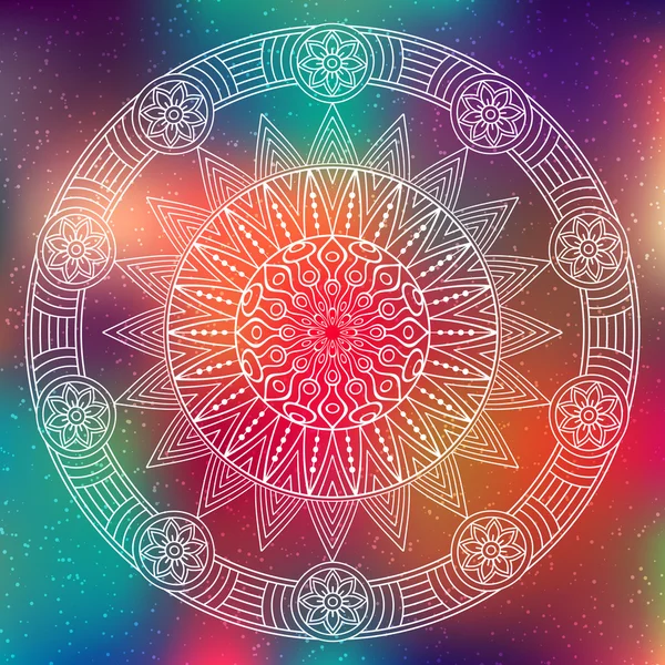 Vector indio Mandala — Vector de stock