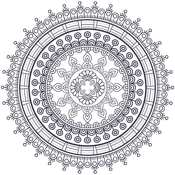 Wektor indyjski Mandala — Wektor stockowy