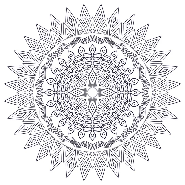 Vector indian Mandala — Stock Vector