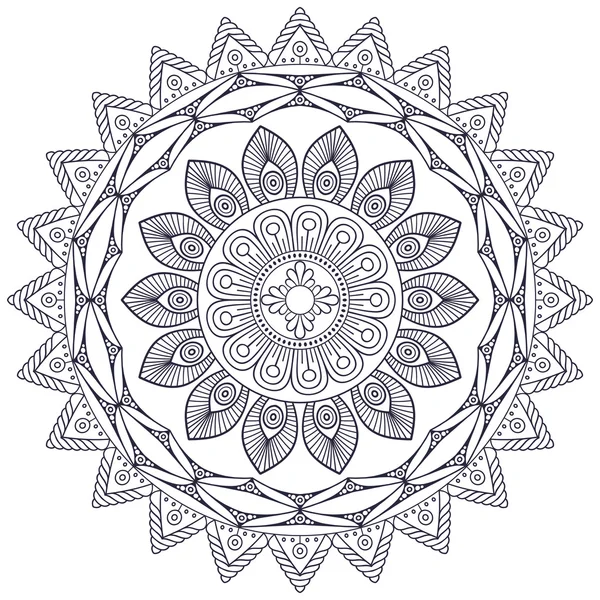 Mandala indiano vettoriale — Vettoriale Stock