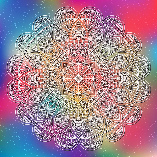 Vektör Hintli Mandala