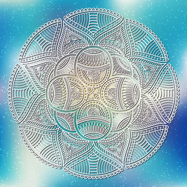 Mandala indien vecteur — Image vectorielle