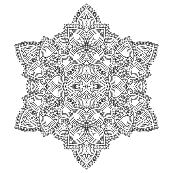 Vectorindiaan Mandala — Stockvector