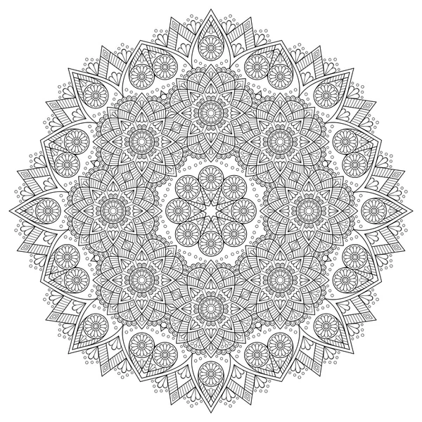 Vetor indiano Mandala — Vetor de Stock