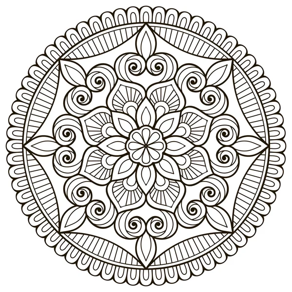 Vector indio Mandala — Archivo Imágenes Vectoriales