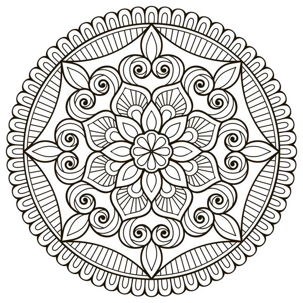 Mandala indiano vettoriale — Vettoriale Stock