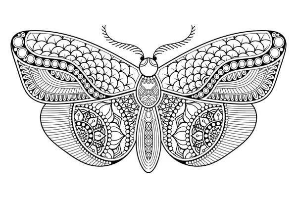 Vector mariposa negra — Archivo Imágenes Vectoriales