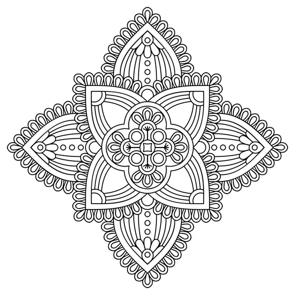 Vetor indiano Mandala — Vetor de Stock