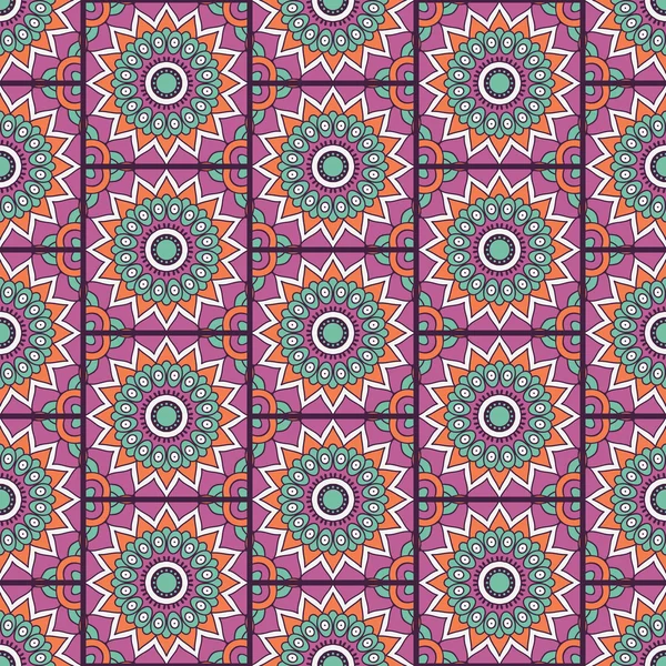 etnik çiçek seamless modeli