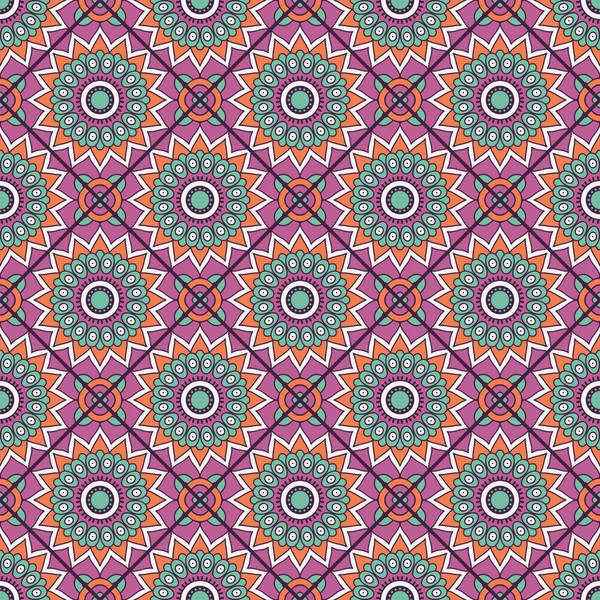 etnik çiçek seamless modeli