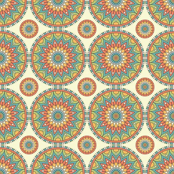 etnik çiçek seamless modeli