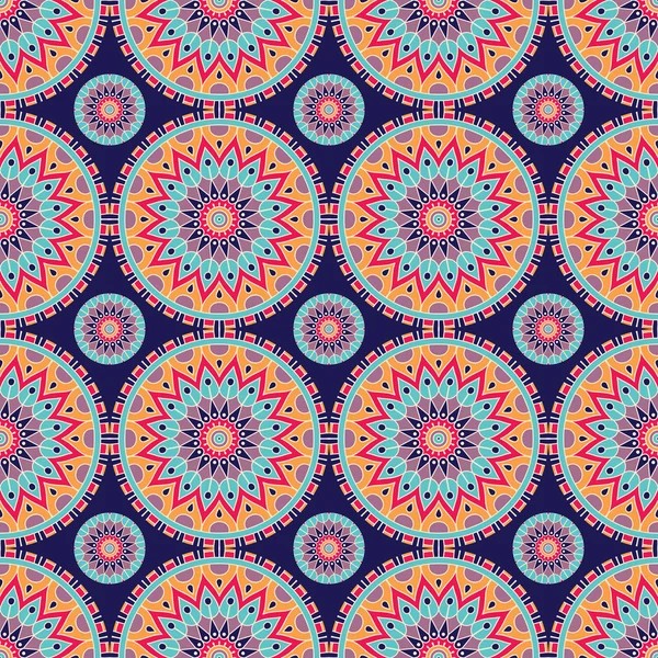 etnik çiçek seamless modeli