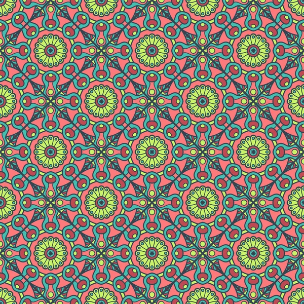 etnik çiçek seamless modeli